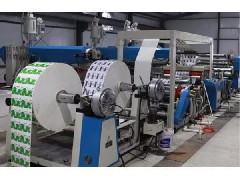 Working method of laminating machine